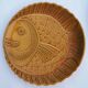 Vintage plates, Fish in barbotine