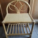 Rattan bedside table or end table