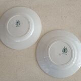 2 assiettes plates et 1 assiette creuse terre de fer