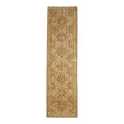 Vintage Turkish Hand-Knotted Wool Cotton Orange Runner Rug 101x380