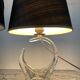 Pair of Saint Louis crystal lamps from the 1950s-60s.