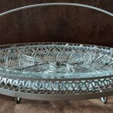 Crystal cup with compartments