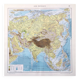 Vintage map Asia China Japan USSR India 43x43cm from 1950