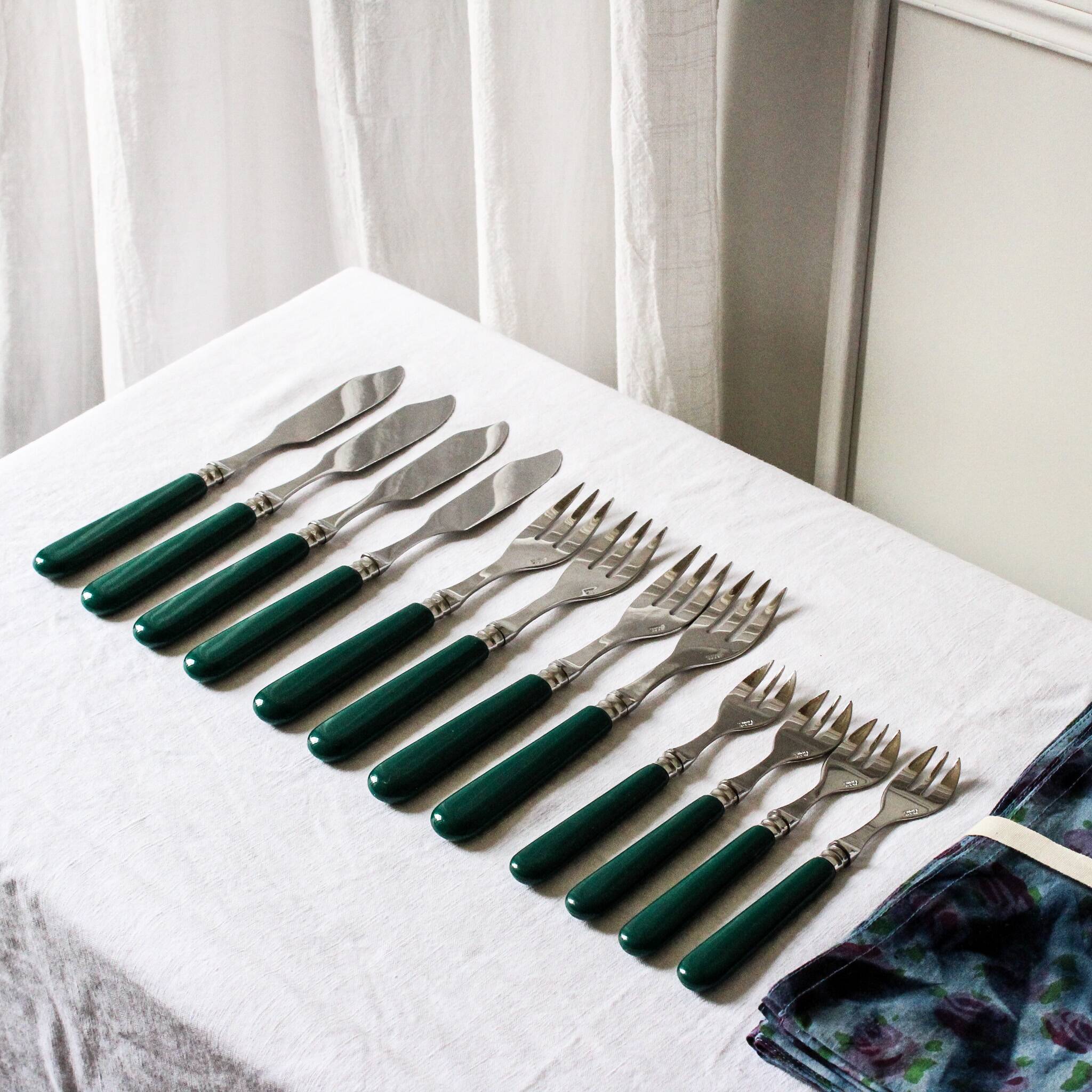 Set of 12 fish cutlery Scof