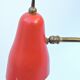 Vintage tole and brass design office lamp