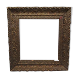 Old wooden and stucco frame