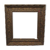 Cadre ancien en bois et stuc