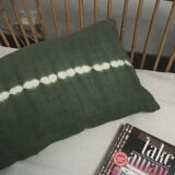 Coussin en lin ancien coloré