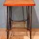 Serving table metal & wood 1950