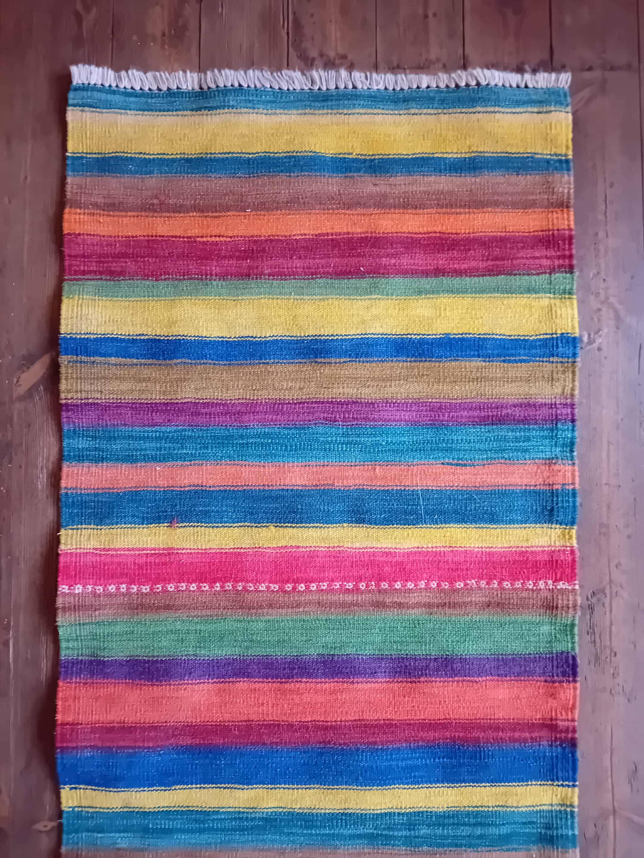 Handmade Indian Kilim 200x64cm