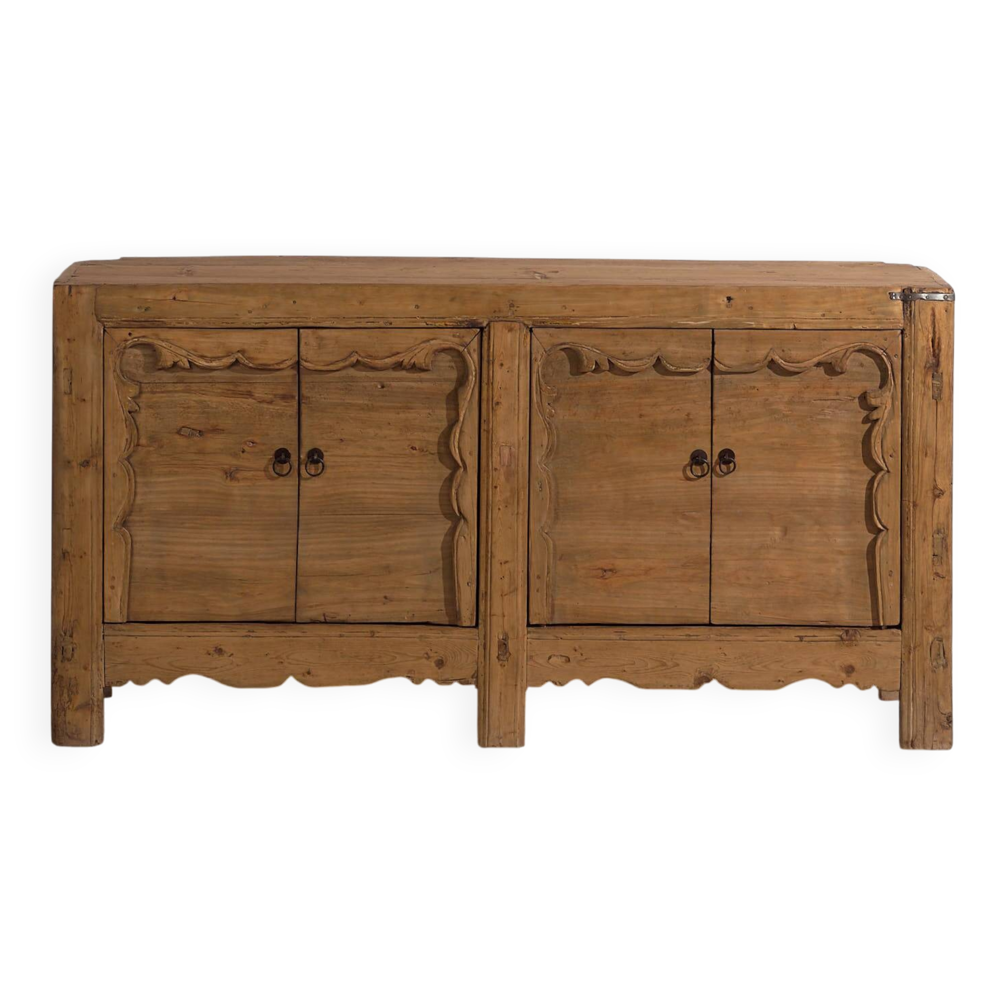 Antique Chinese four-door sideboard (c.1900) #12