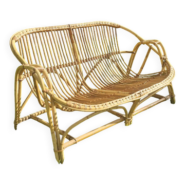 Banquette en rotin