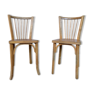 Paire de chaises baumann