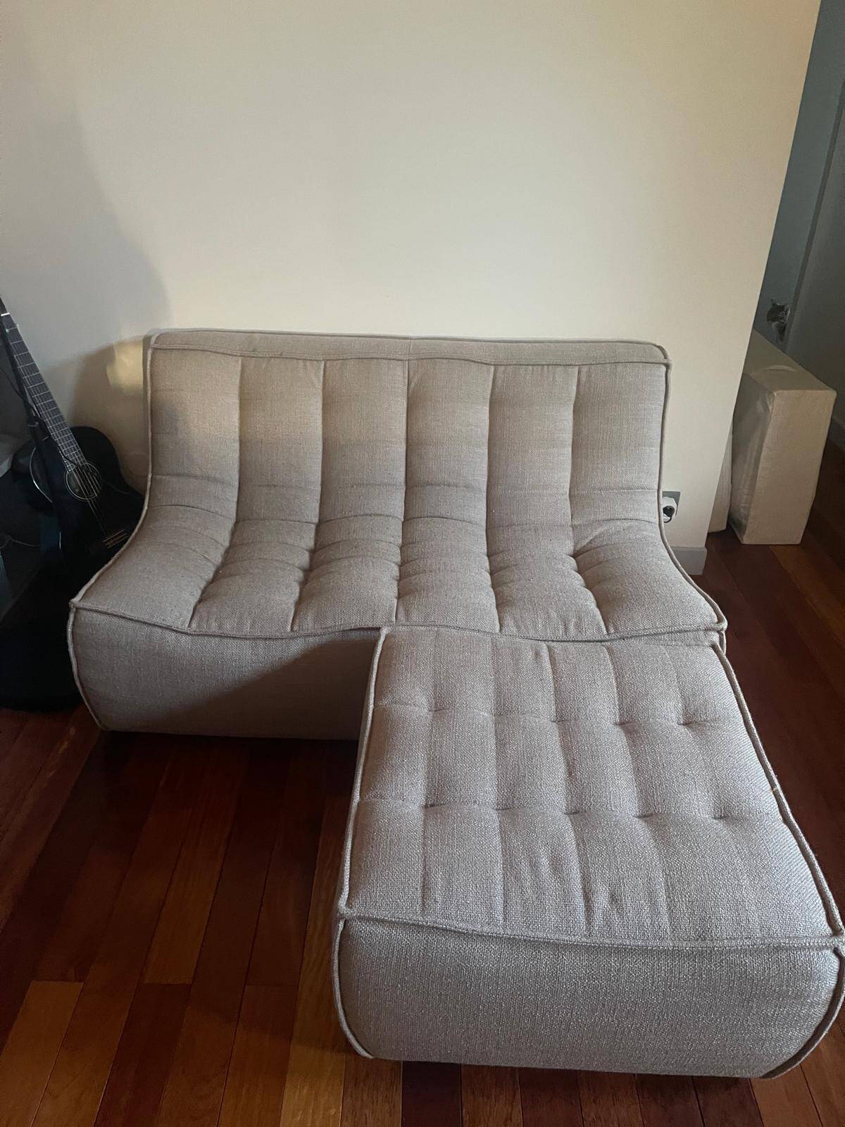 Two-seater armchair ethnicraft