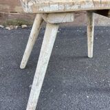 Very old rustic farmhouse stool