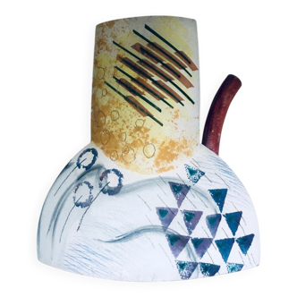 Postmodern Art Ceramic Decanter Vase from Tl, 1980s