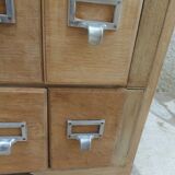 Vintage craft furniture in raw wood.