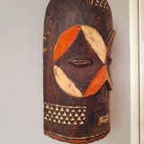 African mask carved from wood