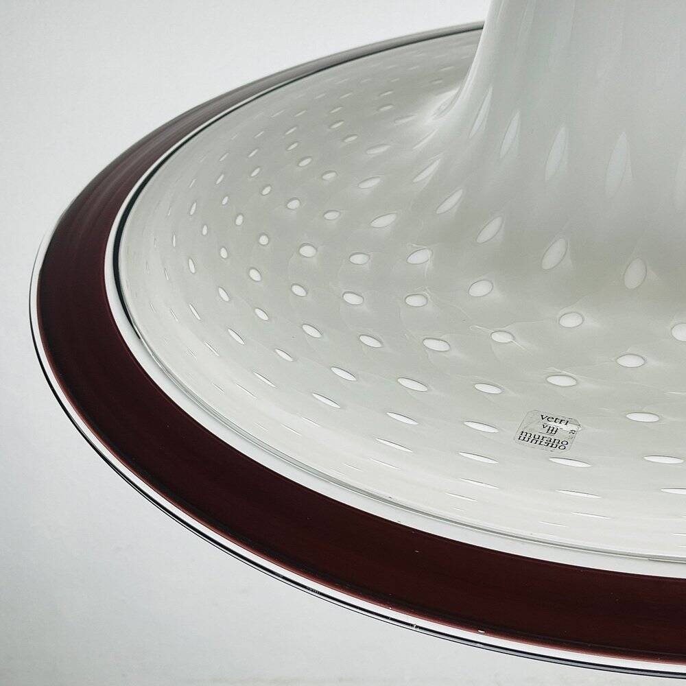 Vintage Murano glass pendant lamp from Vetri Murano, Italy, 1970s.