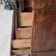 Commode louis xvi en acajou avec 3 tiroirs du XlX ème siecle