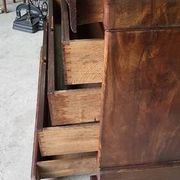 LOUIS XVI COMMODE IN MAHOGANY WITH 3 DRAWERS FROM THE 19TH CENTURY