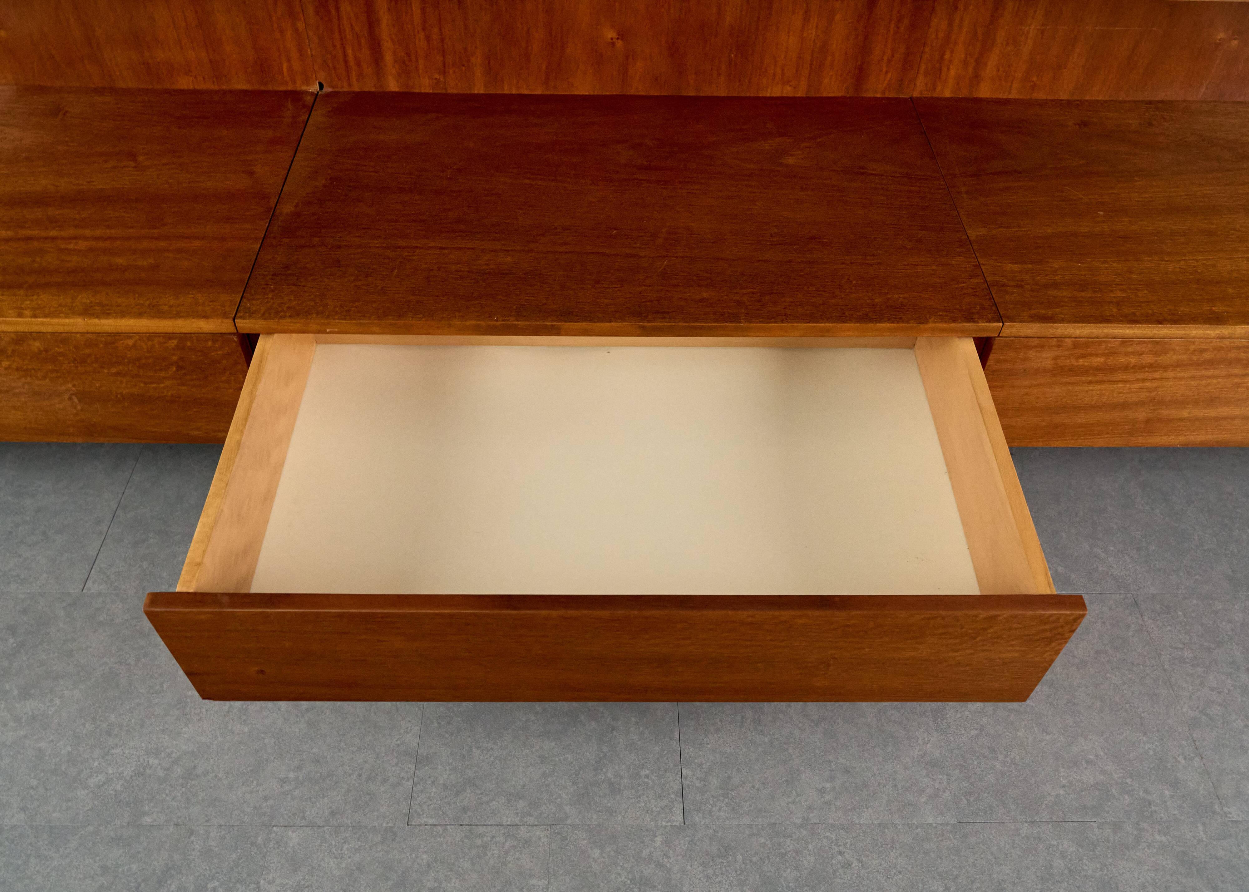 Vintage Wall Unit, 1960s, Czechoslovakia