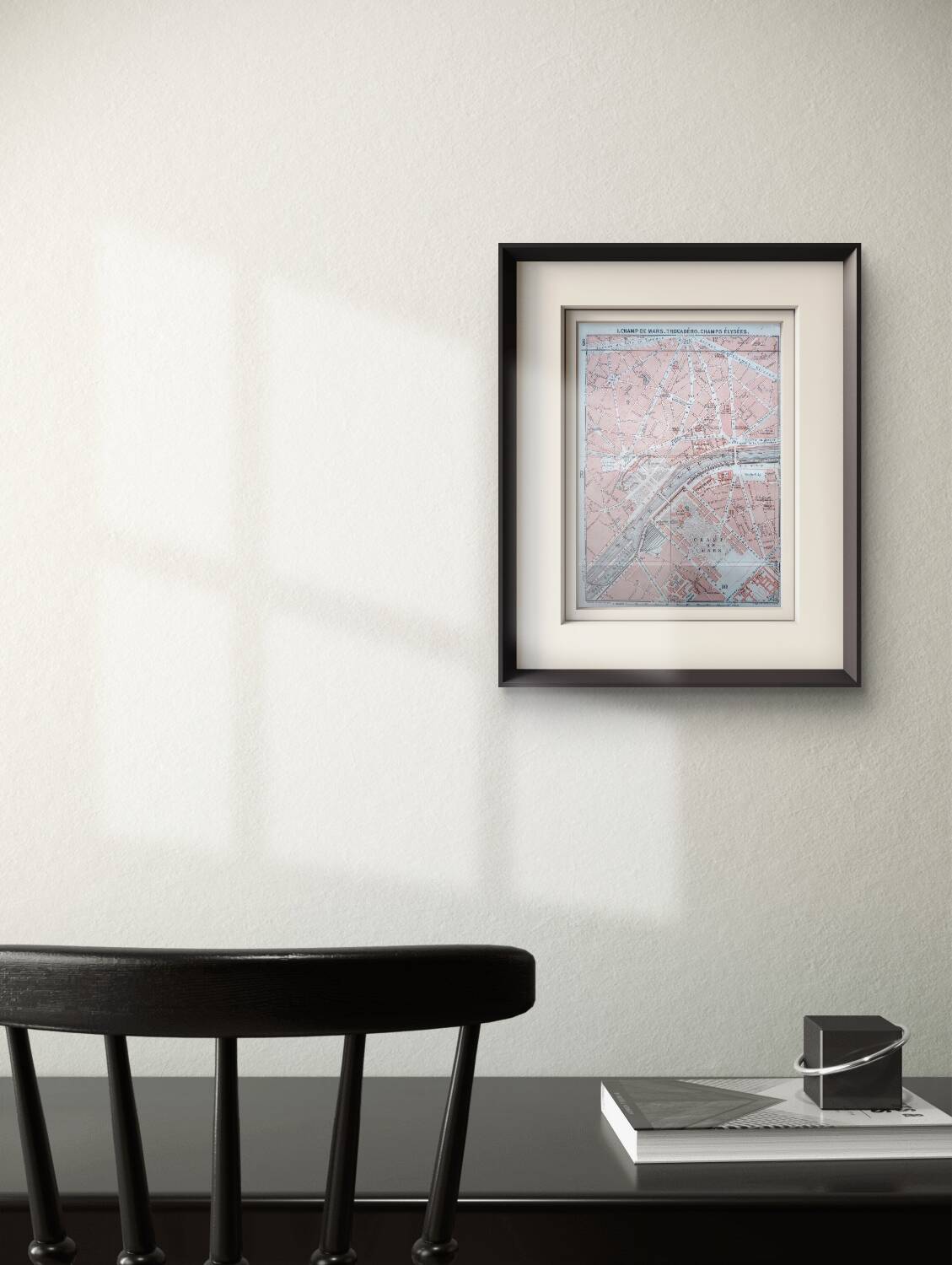 Paris, Champ de Mars, ancien plan, imprimé en 1914.
