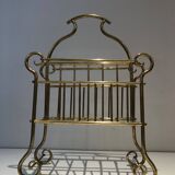 Brass magazine rack