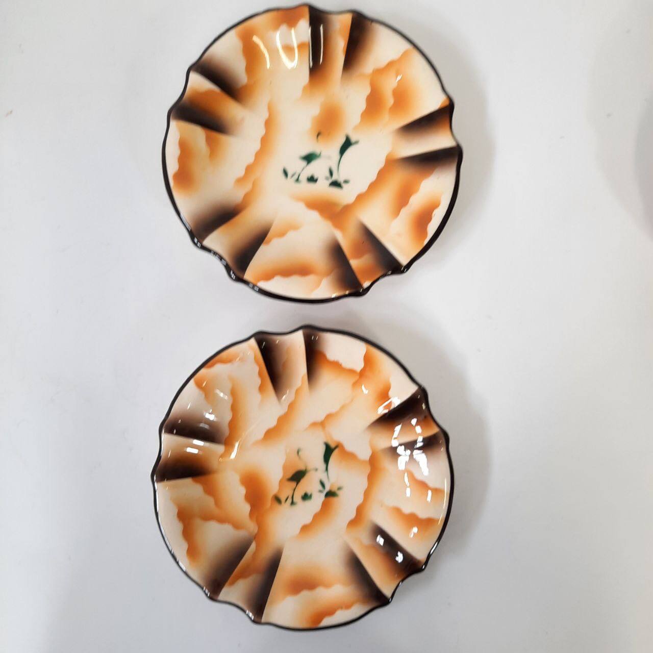 Futurist dessert set, silkscreened, 1930s