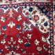 Antique handmade wool Malayer rug 4.9' x 8.6' circa 1920s - 1C1285