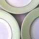 Set 12 flat plates Salins earthenware