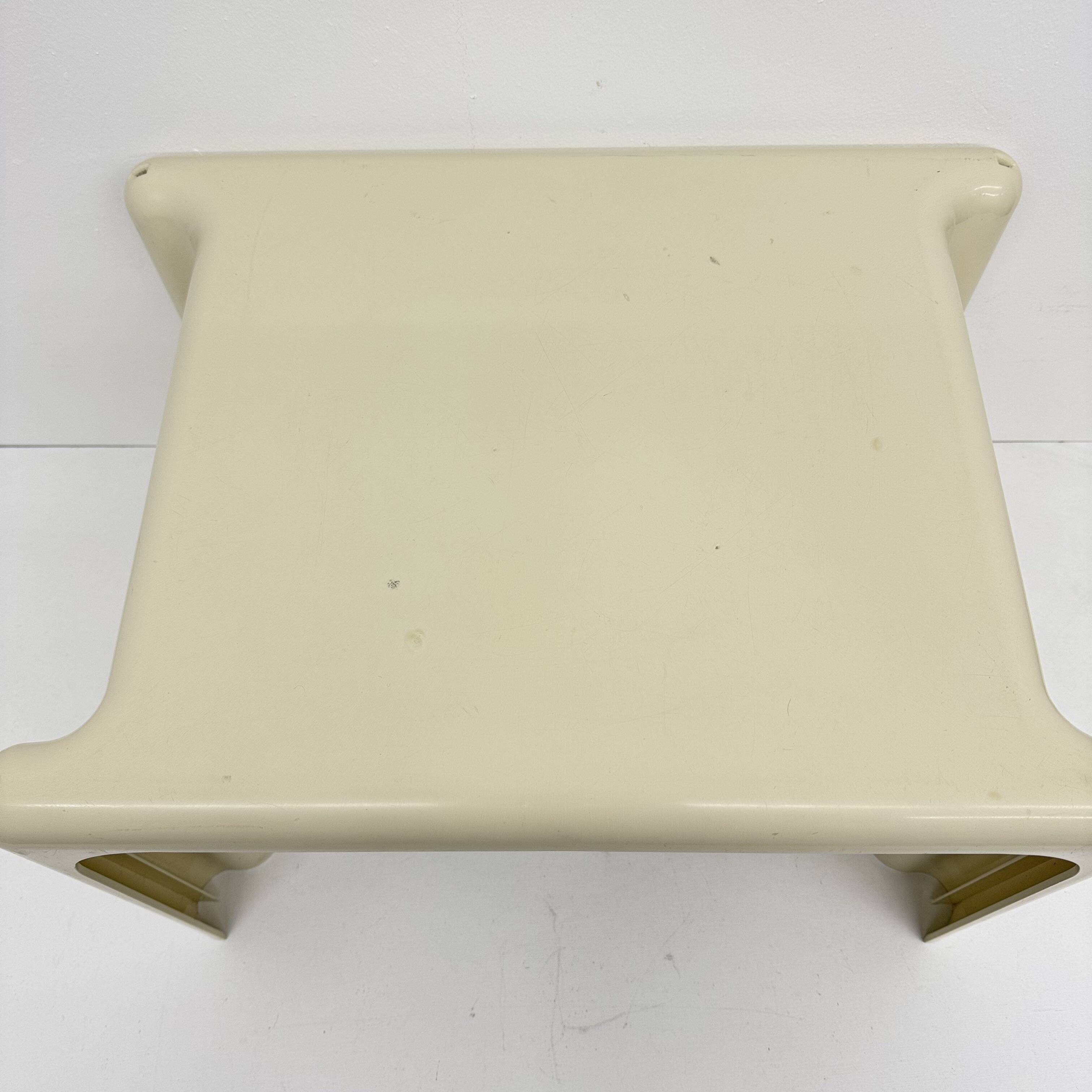 Italian Modern Plastic Side Table attributed to Giotto Stoppino for Elco