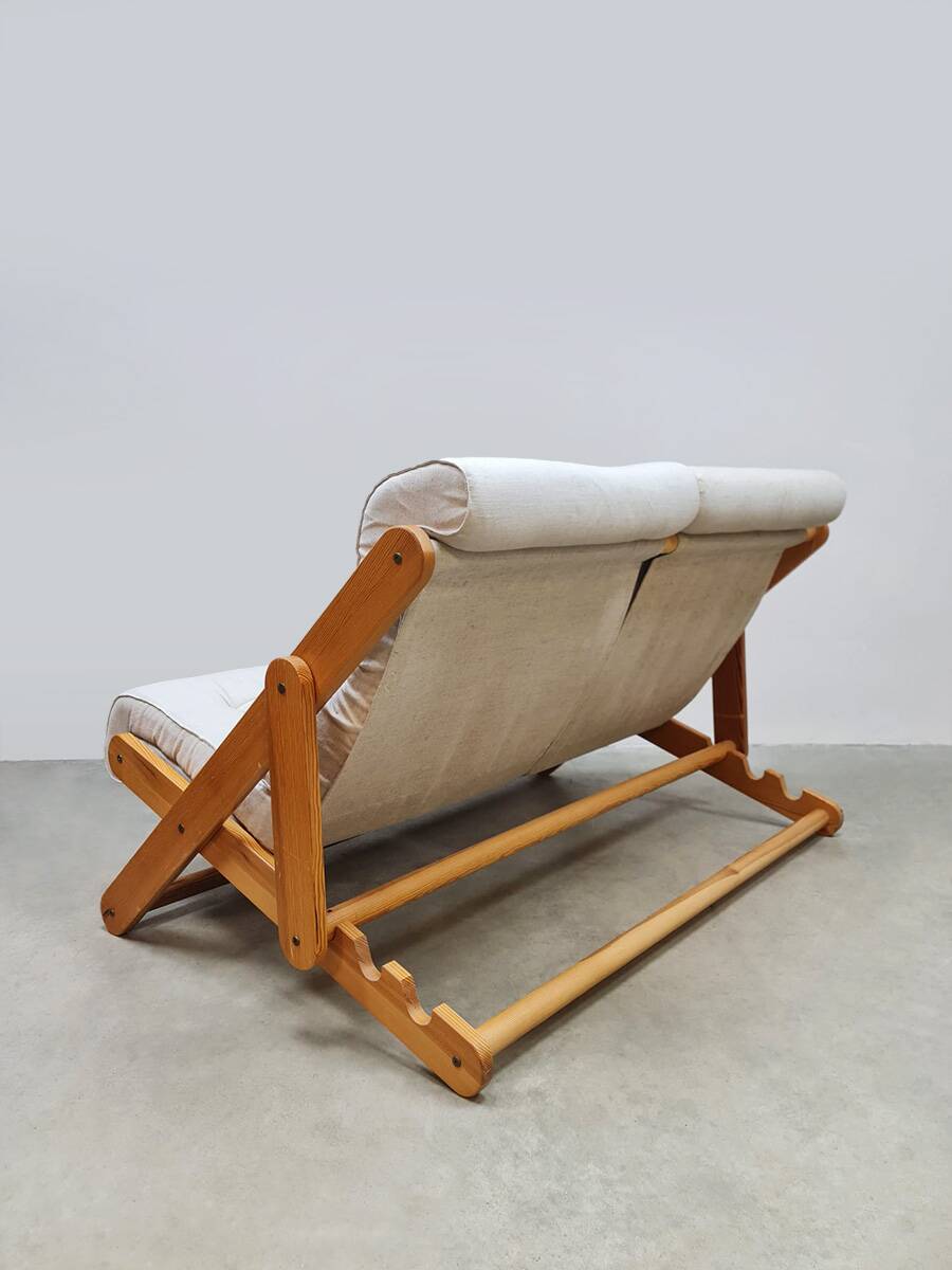 Vintage Swedish folding sofa