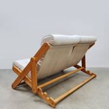 Vintage Swedish folding sofa