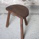 Vintage stool, wooden stool, tripod stool, milking stool, plant stand, interior decor, stool