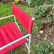 Vintage red folding chair