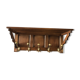 Solid oak coat rack, 30s/40s