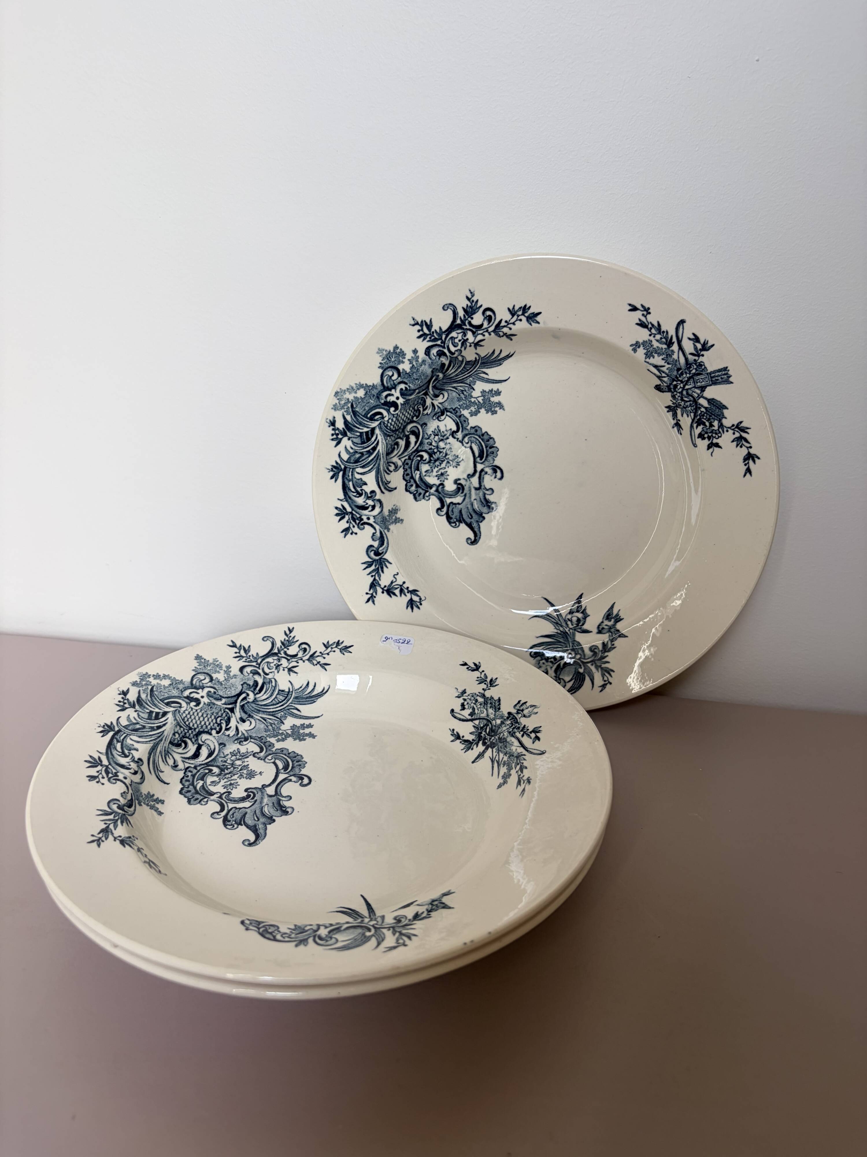 3 vintage deep plates from BFK model Regent 220522
