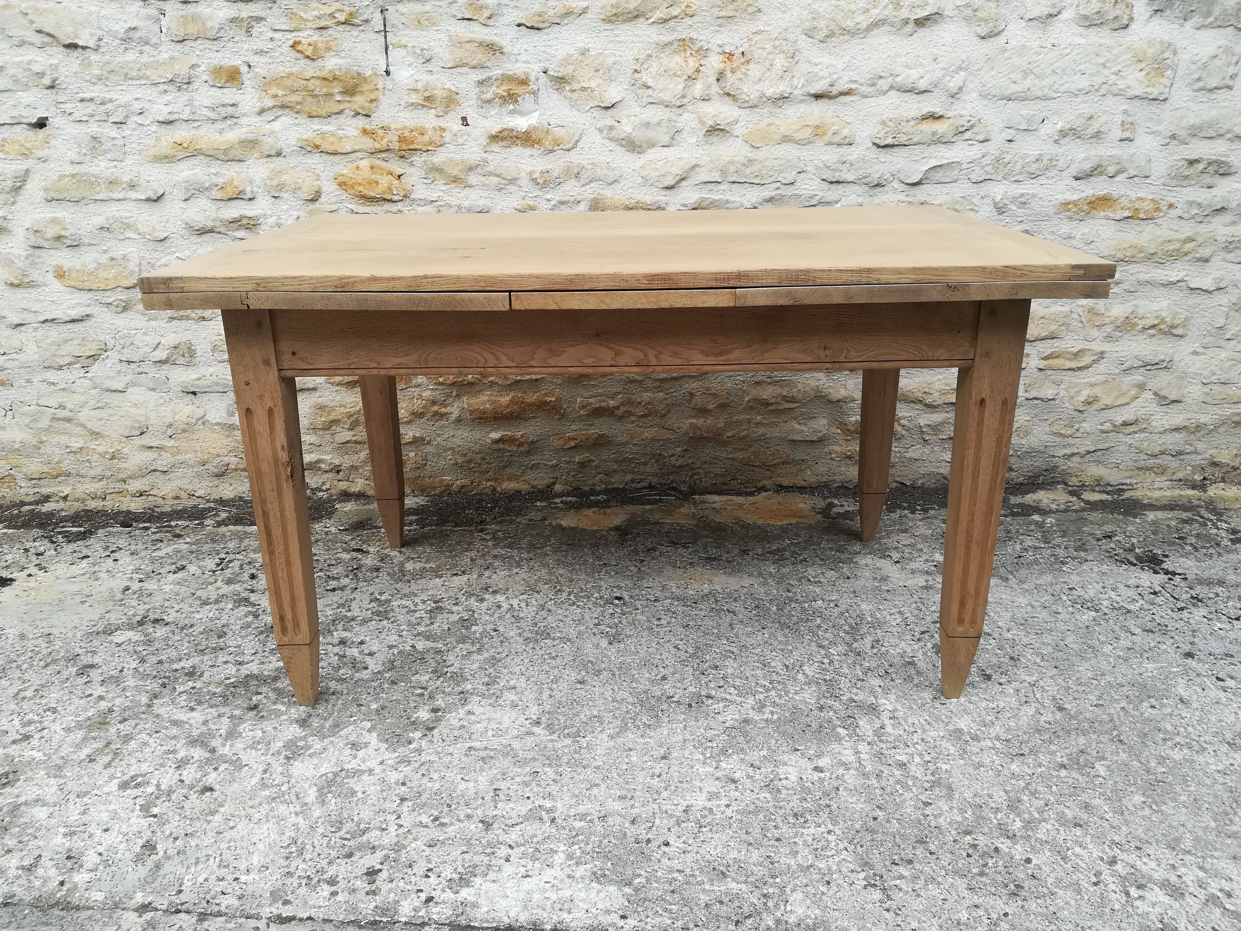 Oak farmhouse table