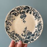 Series of 12 mismatched Terre de Fer dessert plates