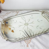 Vintage mirror tray