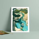 Illustration "The River" A4