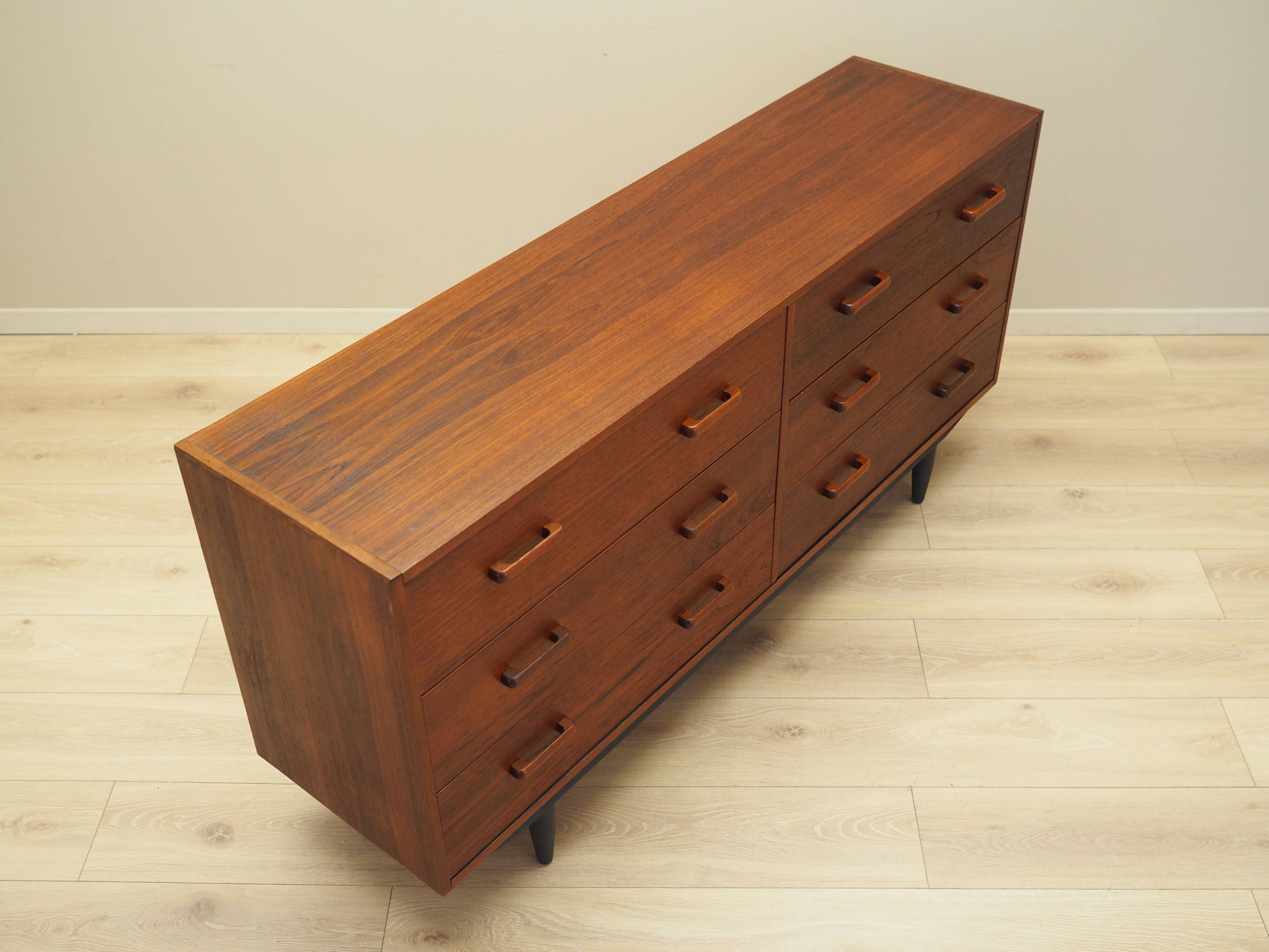 Danish teak chest of drawers, 1970s
