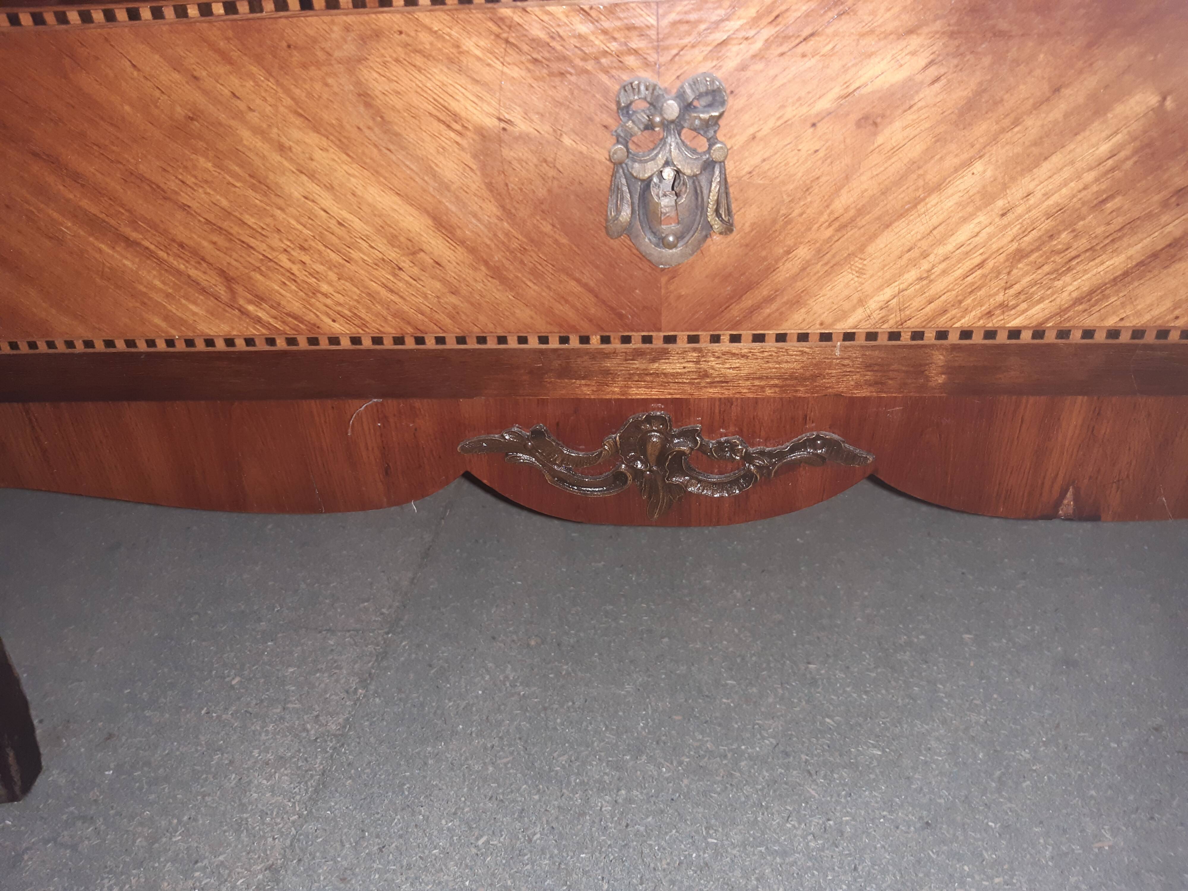 Furniture secretary marquetry