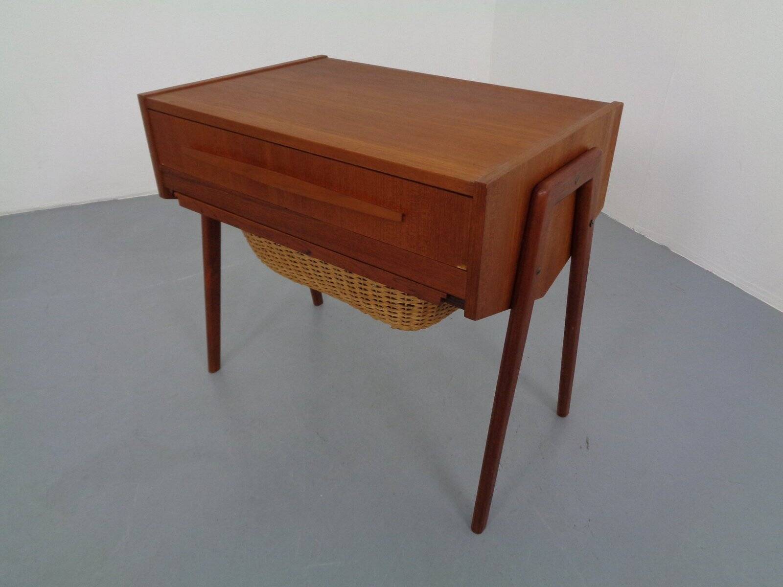 Danish Teak Sewing Box, 1960s