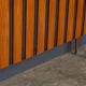 MID 20thC ITALIAN STRIPED WOODEN BUFFET BY PAOLO BUFFA c.1950