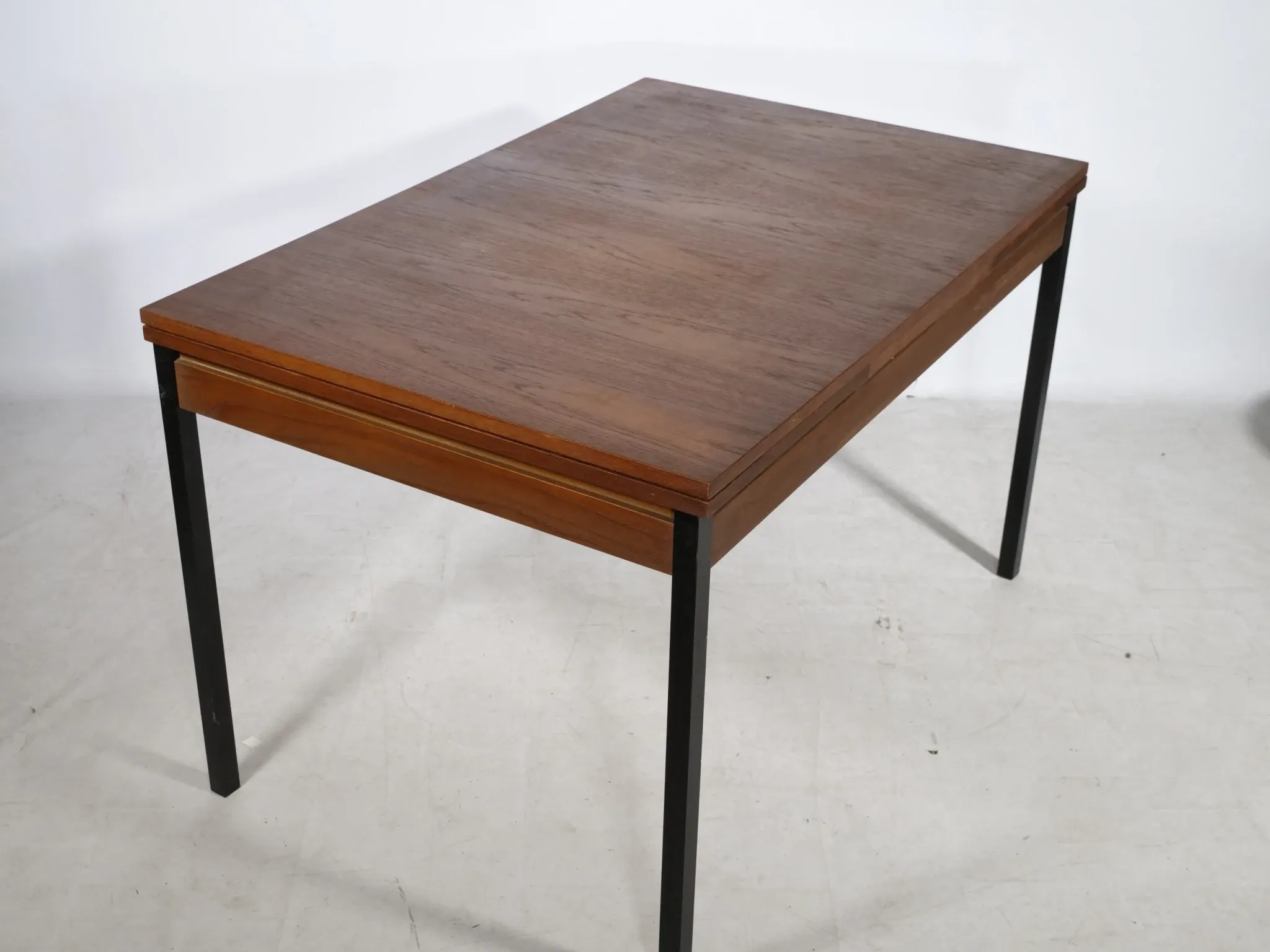 Mid Century Extendable Dining Table in Teak, 1960s