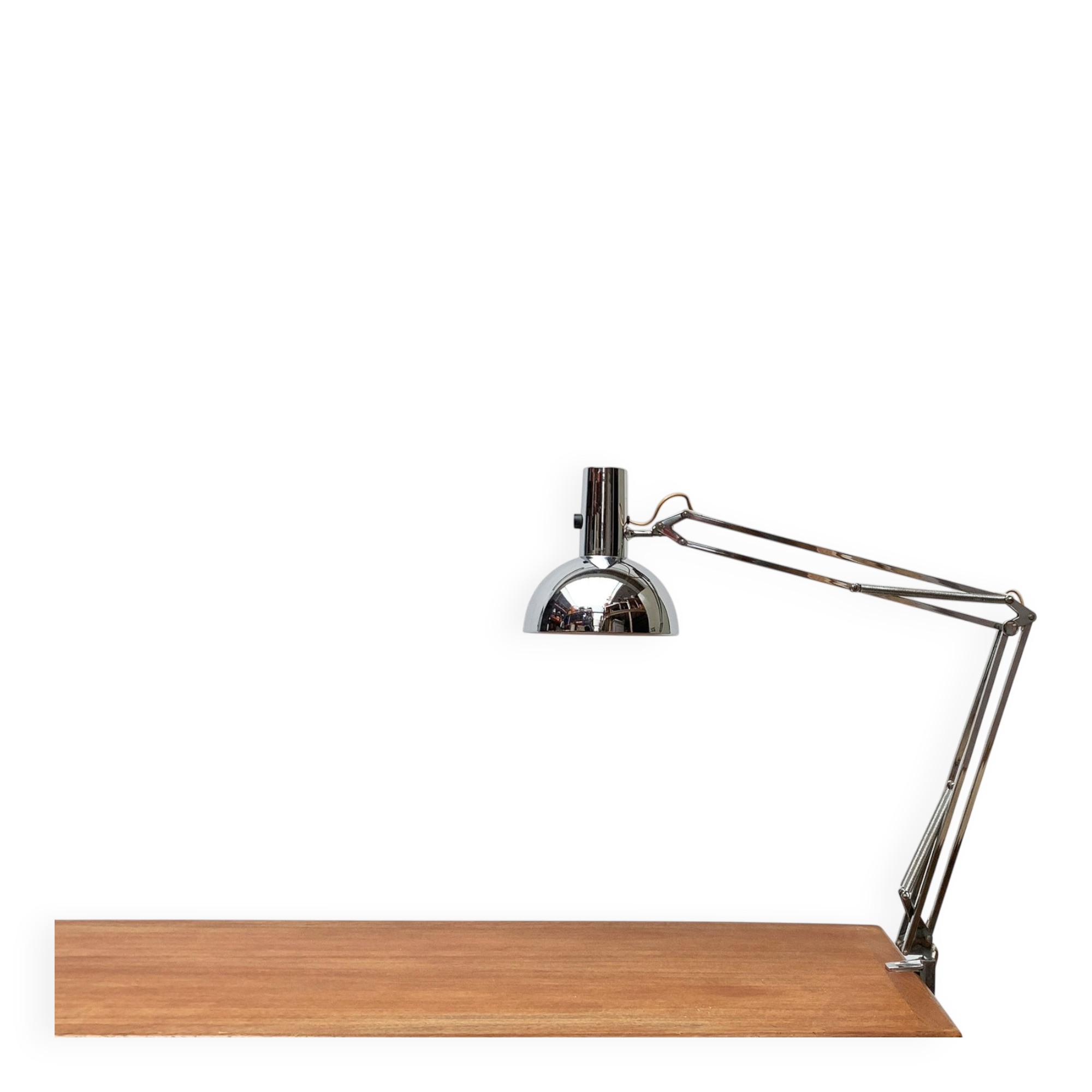 Louis Poulsen Chrome IT Desk Lamp, 1970s