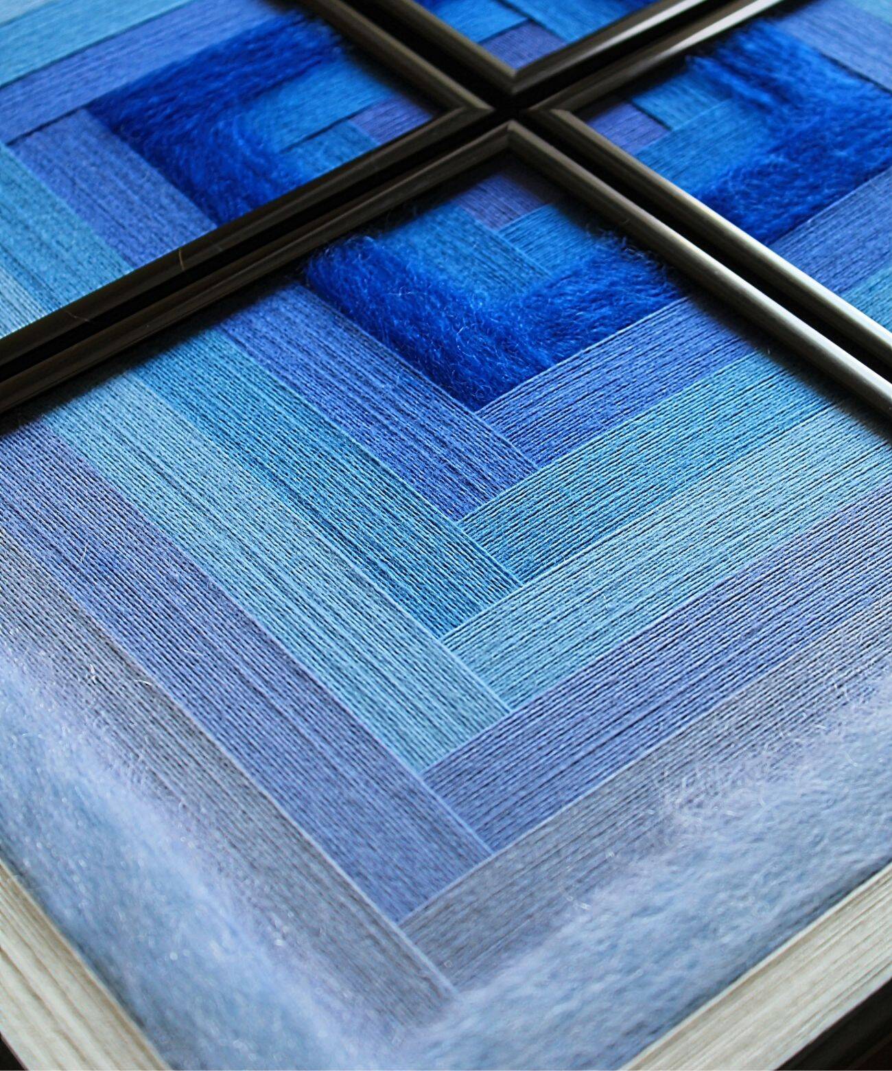 Woven fabric Polar Sky – "Mosaics" Collection