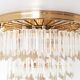 Incredible and large 'Triedri' flush mount light by Paolo Venini for Venini